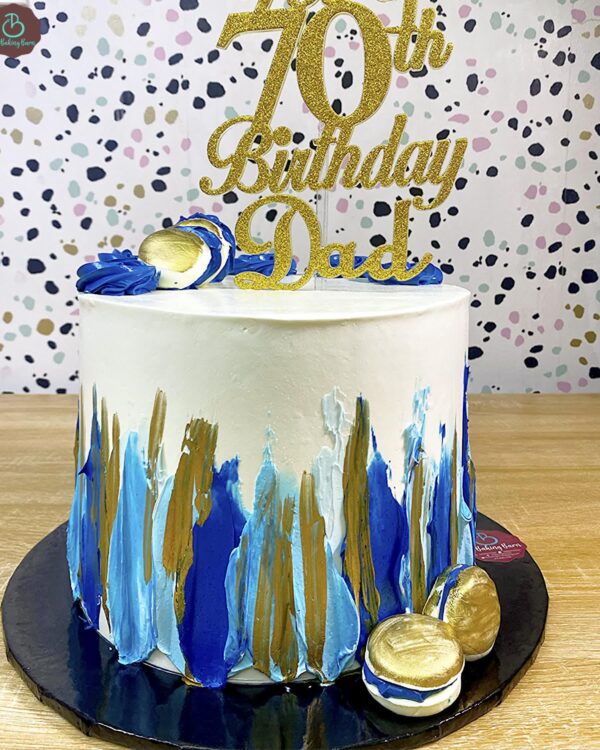 Brushed Buttercream Cake