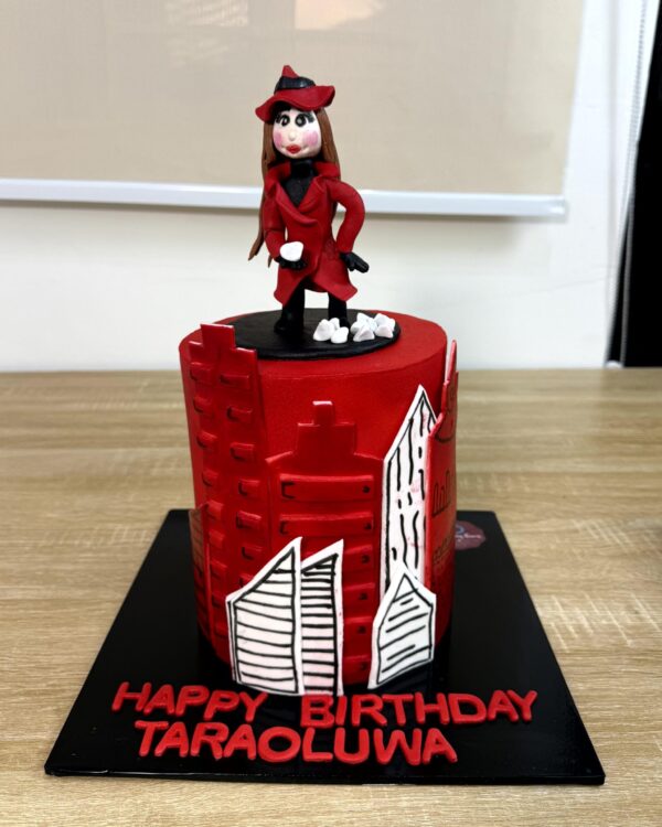Carmen Sandiego Theme Cake