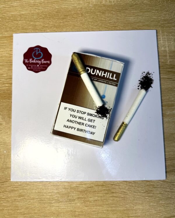 CIGARETTE THEME CAKE