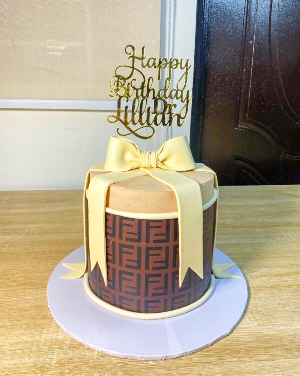 Fendi GiftBox Designer Cake