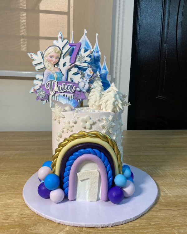 Frozen Character Theme Cake